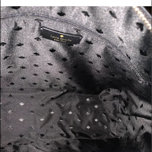 Kate Spade New York Shimmy Glitter Tote Shoulder Bag Black large Handbag NWT - Picture 8 of 9
